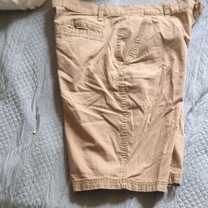 Beverly Hills Polo Club Tan Flat Front Shorts